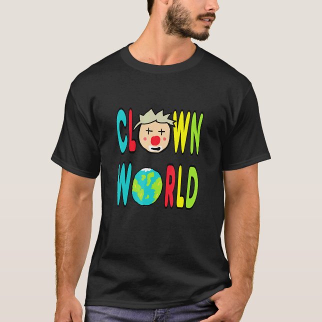 Camiseta Mundo de Palhaços (Frente)