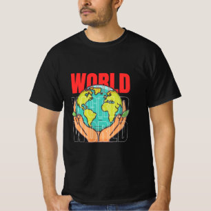 Camiseta Mundo – Design de Globo de Aventura de Viagem