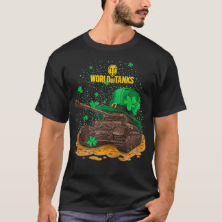 Camiseta Mundo do Cometa de Dia de São Patrício de Tanques