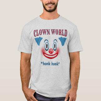 Camiseta Mundo do palhaço que vive no T de América