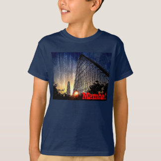 Camiseta Mundo do roller coaster da mamba do divertimento