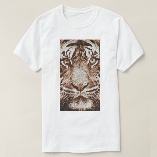 Camiseta Mundo do tigre. (Frente do Design)