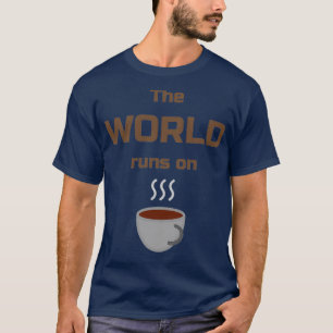 Camiseta Mundo Funciona no Café Design 2