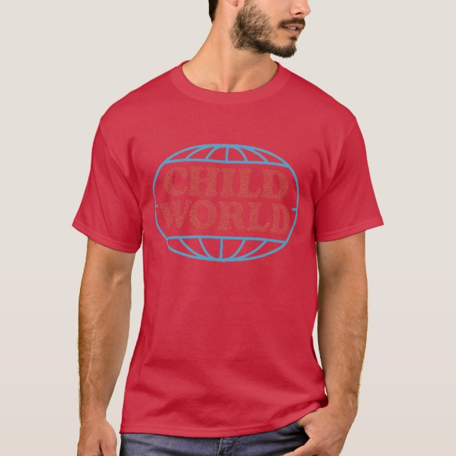 Camiseta MUNDO INFANTIL retrô estilo 80s (Frente)