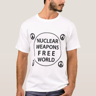 Camiseta Mundo Livre de Armas Nucleares