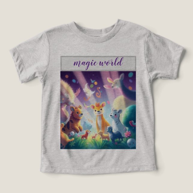 Camiseta mundo mágico (Design frontal)