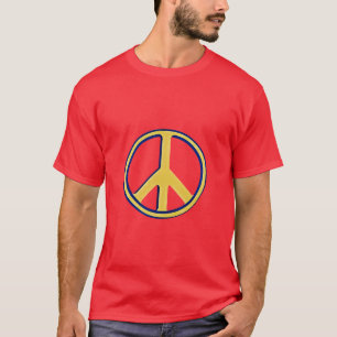 Camiseta Mundo Pacífico: Sinal Icônico de Paz