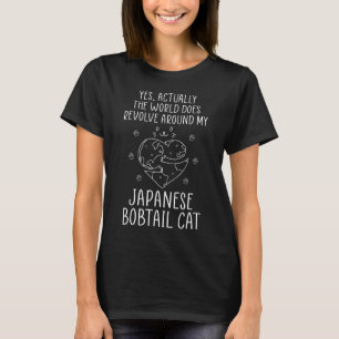 Camiseta Mundo Revolta Minha Nação de Bobtail Japonês
