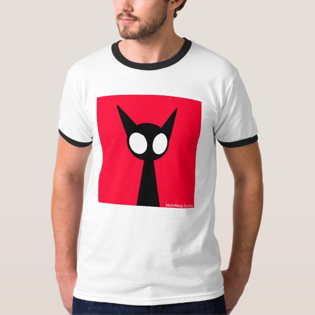 Camiseta Mundo Sombra - Vex "Olá, Hooman!" (Frente)