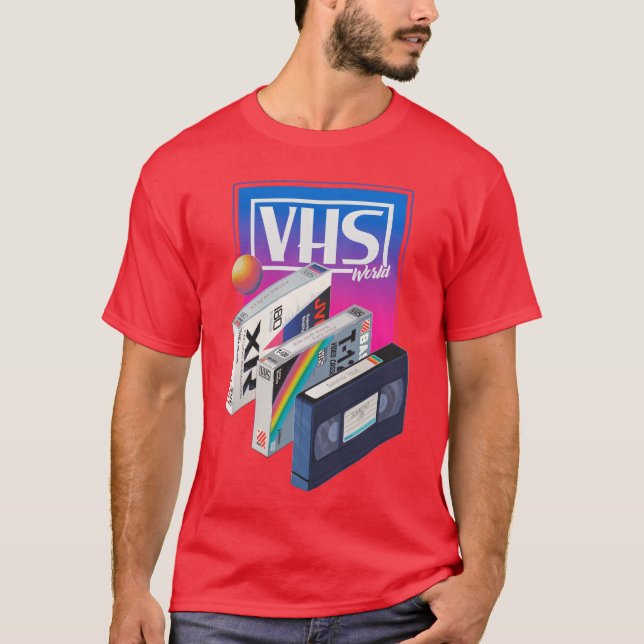 Camiseta Mundo VHS (Frente)