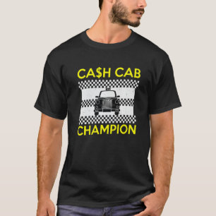 Camiseta Mundos de Trabalho de Driver de Taxi do Cash Cab M