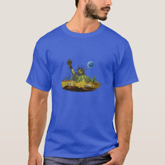 Camiseta Mundos do SciFi - terra nas ruínas