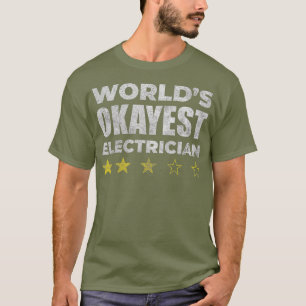 Camiseta Mundos Engraçados Estilo de Vintage Eletrico Mais