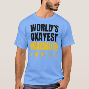 Camiseta Mundos mais bem paraquedistas divertidos amante de