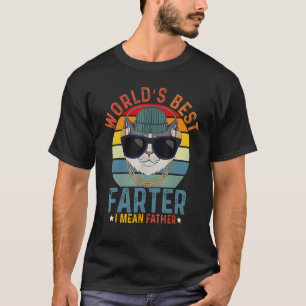 Camiseta Mundos Mais Fartos Quero Dizer Pai Melhor Pai De G