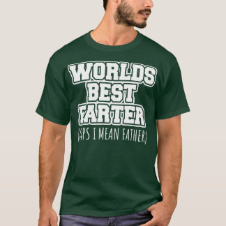 Camiseta Mundos melhor fazendeiros, quero dizer pai.