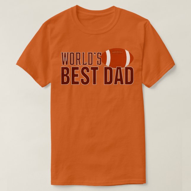 Camiseta Mundos Simples, Melhor Tipografia de Pai (Frente do Design)