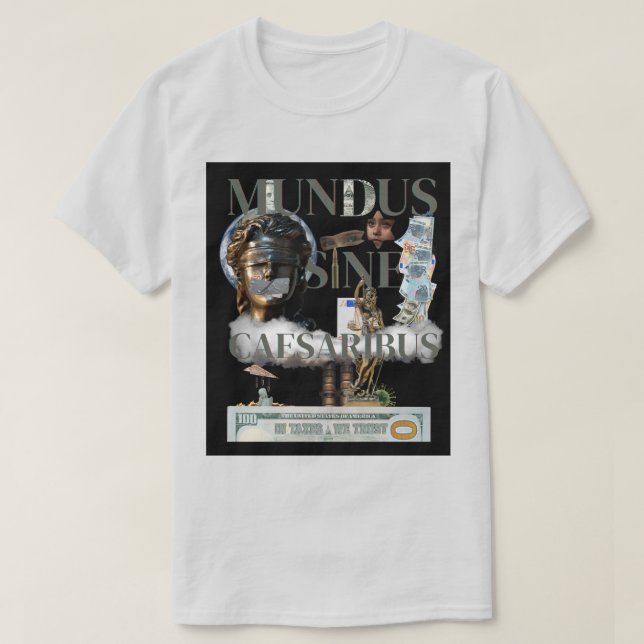 Camiseta Mundus Sine Caesaribus (Frente do Design)