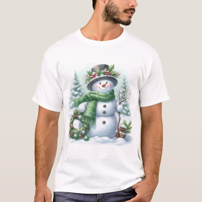 Camiseta Muñeco de nieve (Frente)