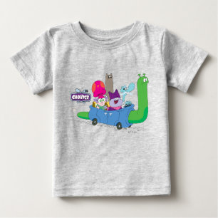Camiseta Mung, Chowder, Shnitzel, & Truffles no Carro-Carro