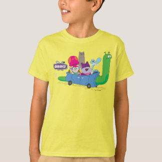 Camiseta Mung, Chowder, Shnitzel, & Truffles no Carro-Carro