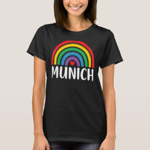 Camiseta Munique Alemanha por Mulheres Viagem I Love Muniqu