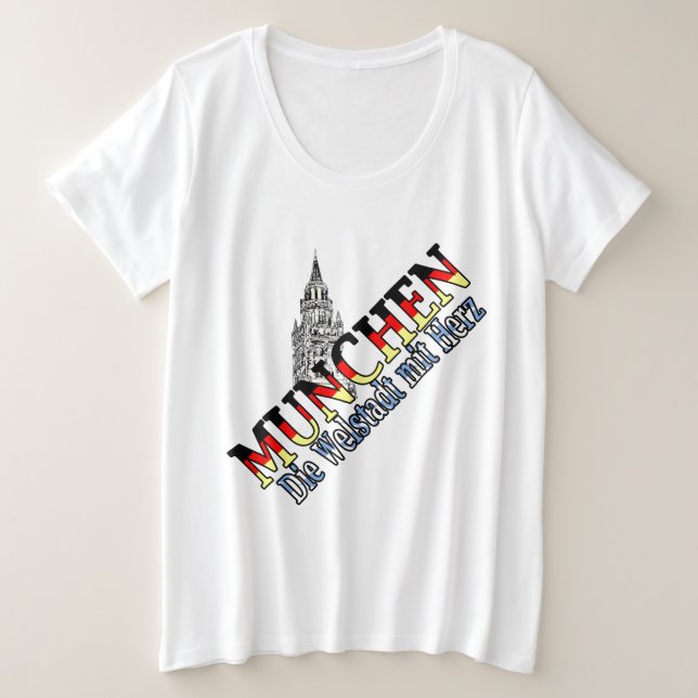 Camiseta Munique Bavaria Alemanha (Frente do Design)