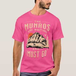 Camiseta Munro Bagging Scotland Mountain Climing
