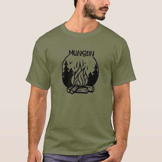 Camiseta Munson Camping (Frente)