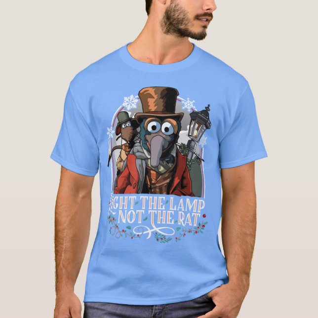 Camiseta Muppet Christmas Carol Gonzo Rizzo (Frente)