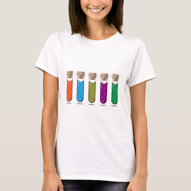 Camiseta Muppet Science - design de química clássica (Frente)