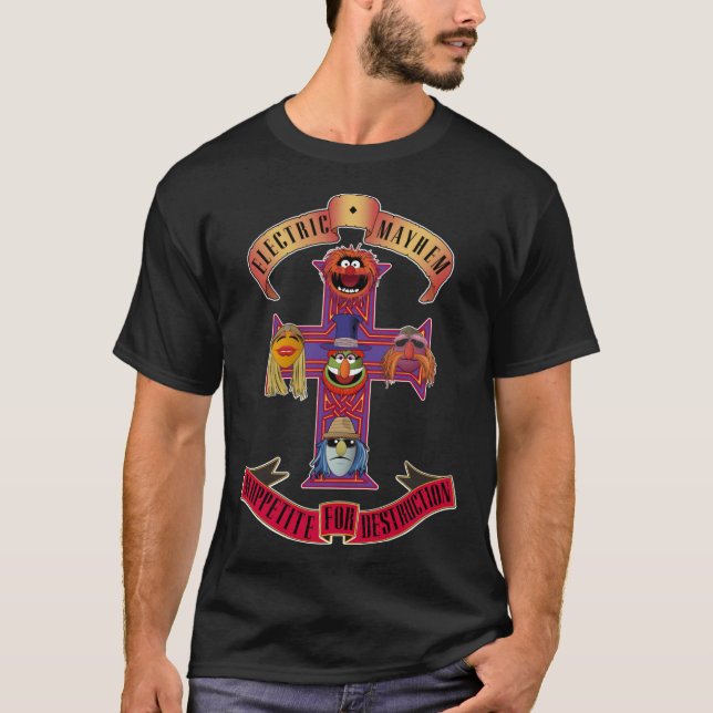 Camiseta Muppetite For Mayhem friend retro (Frente)