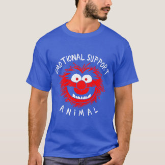 Camiseta Muppets menino animal de apoio emocional retrô