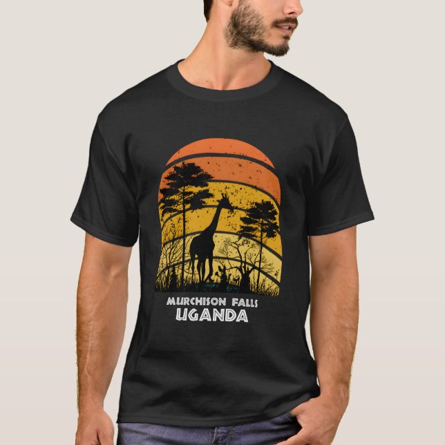 Camiseta Murchison Falls O Parque Nacional Safari De Uganda (Frente)