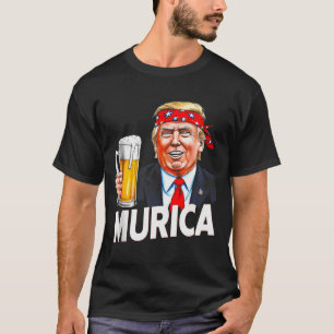 Camiseta Murica Faça O Natal Grande Novamente Engraçado Tru