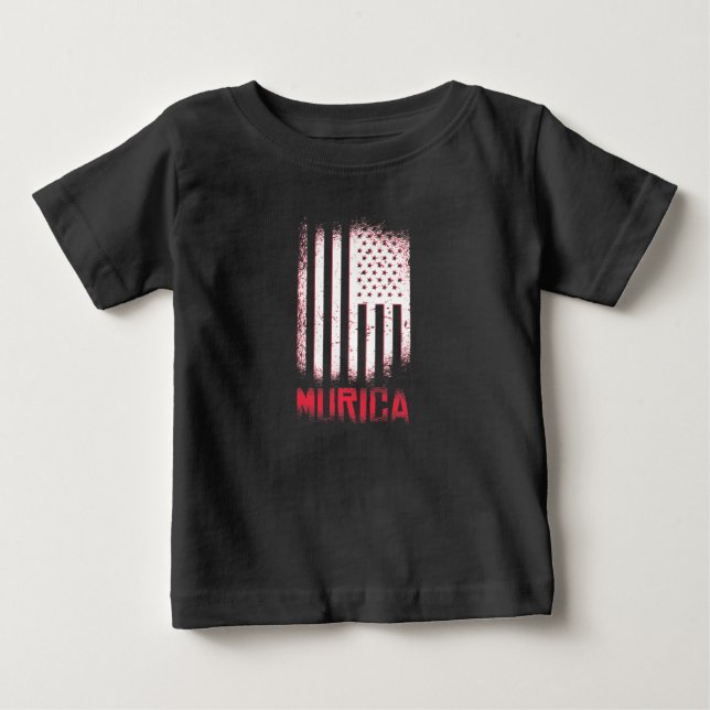 Camiseta Murica Flag dos EUA (Frente)