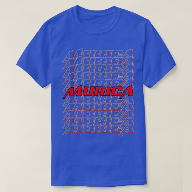 Camiseta Murica neon (Frente do Design)