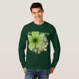 Camiseta Murmurante floresta profunda da terra verde