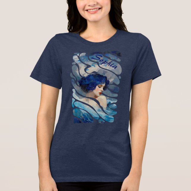 Camiseta Murmurios da Deusa do Oceano (Frente)
