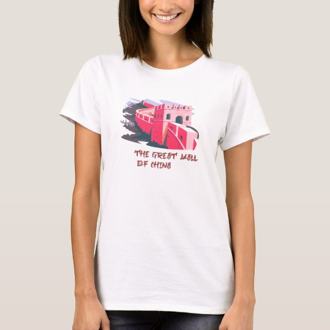 Camiseta Muro De Excelente Da China (Frente)