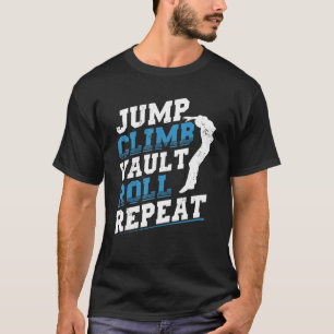 Camiseta Muro de Gymnast Urbano Correndo para Traceur Parko