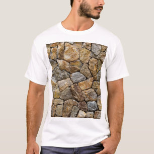 Camiseta Muro de Pedra Gravel: Design decorativa