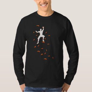 Camiseta Muro De Subida Do Esporte Da Boulder