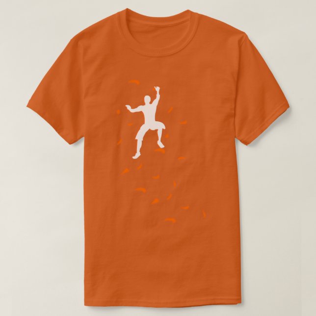Camiseta Muro De Subida Do Esporte Da Boulder (Frente do Design)