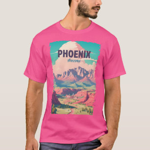 Camiseta Muro do Poster de viagens do Deserto da América de