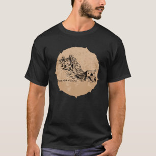 Camiseta Muro excelente Da China 7 Maravilhas Do Mundo