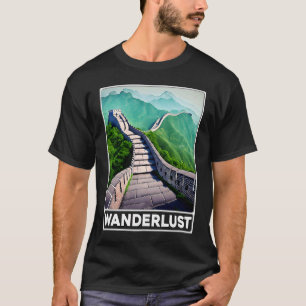 Camiseta Muro excelente da China Wanderlust