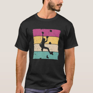 Camiseta Muro Retro Em Curso Subindo Montanha Bould