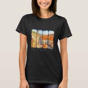Camiseta Muros da Cidade de Dubrovnik Croácia Viagem Pincel