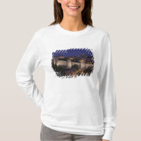 Muros da cidade de Los Cuarto Postes, crepúsculo